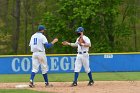 Baseball vs CGA  Wheaton College Baseball vs Coast Guard Academy during game one of the NEWMAC semi-finals playoffs. - (Photo by Keith Nordstrom) : Wheaton, baseball, NEWMAC